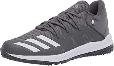 Sustainable Tennis Shoes-New Adidas Speed Turf Baseball Sneaker Size Men's 11.5 Grey/White