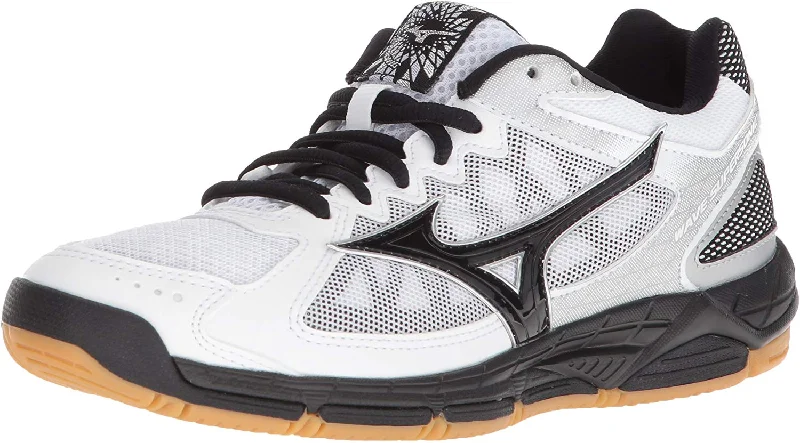 Mesh Tennis Shoes-New Mizuno Womens 10 Wave SuperSonic Indoor Court Volleyball Shoe White/Black