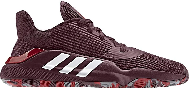 Gradient Tennis Shoes-New Adidas Men's Pro Bounce Low 2019 Basketball Maroon/White Mens 15