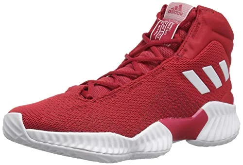 Stability Tennis Shoes-New Adidas Originals Men's Pro Bounce 2018 Basketball Shoe Red/White Men 12