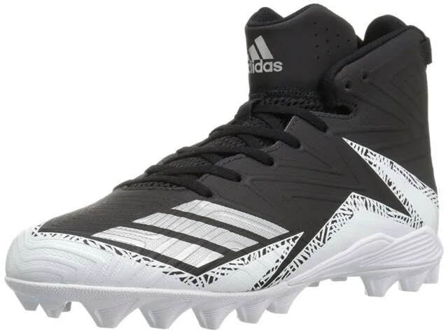 Eco-Friendly Tennis Shoes-New Adidas Freak Mid MD Football Shoe Adult Size 12 Black/White