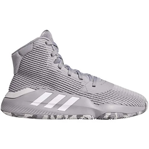 Official Tennis Shoes-New Adidas Men's 6 Pro Bounce 2019 Shoe Basketball Light Onix/White/Grey