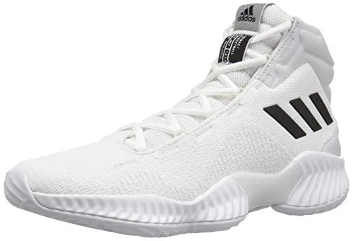 Modern Tennis Shoes-New Adidas Originals Men's Pro Bounce 2018 Basketball Shoe White/Black Men 7.5