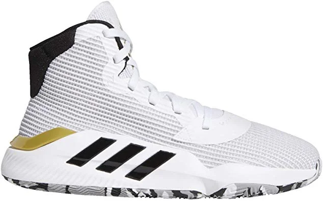 Lightweight Tennis Shoes-New Adidas Men's Pro Bounce 2019 Basketball White/Black Men 11