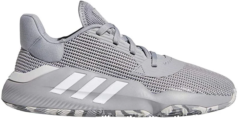 Retro Tennis Shoes-New Adidas Men's Pro Bounce 2019 Basketball Gray/White Men 11.5