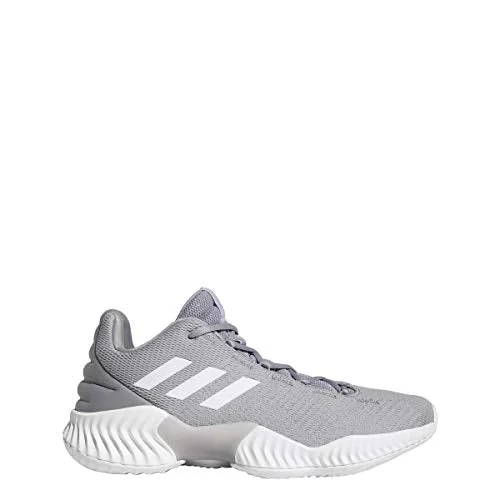 Minimalist Tennis Shoes-New Adidas Men's Pro Bounce 2018 Low Basketball Gray/White Men 8