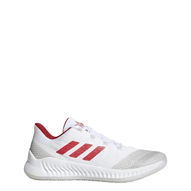 Bluetooth Tennis Shoes-New Adidas Harden B/E 2 Shoe Men's Sz 7 Basketball Shoe White/Gray/Red