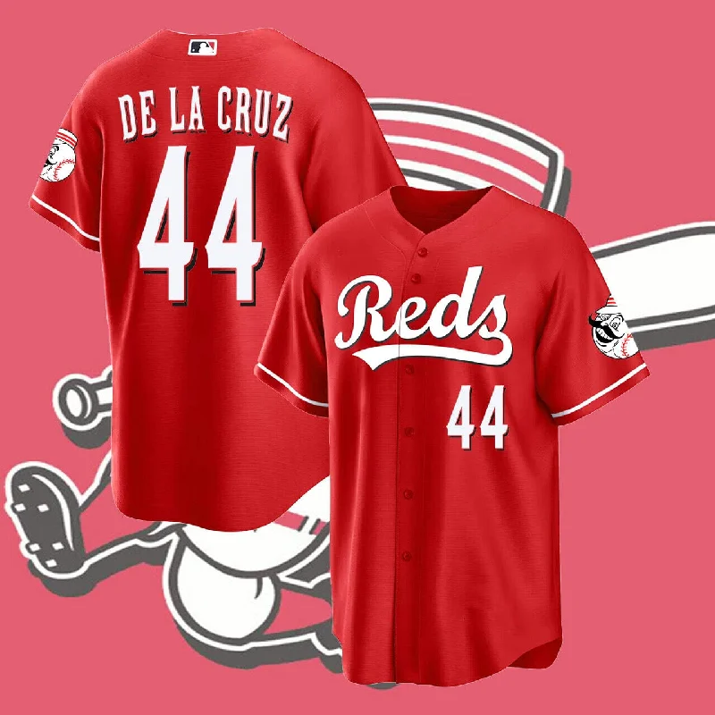 Gradient Baseball Jersey-Elly De La Cruz Cincinnati Reds Jerseys