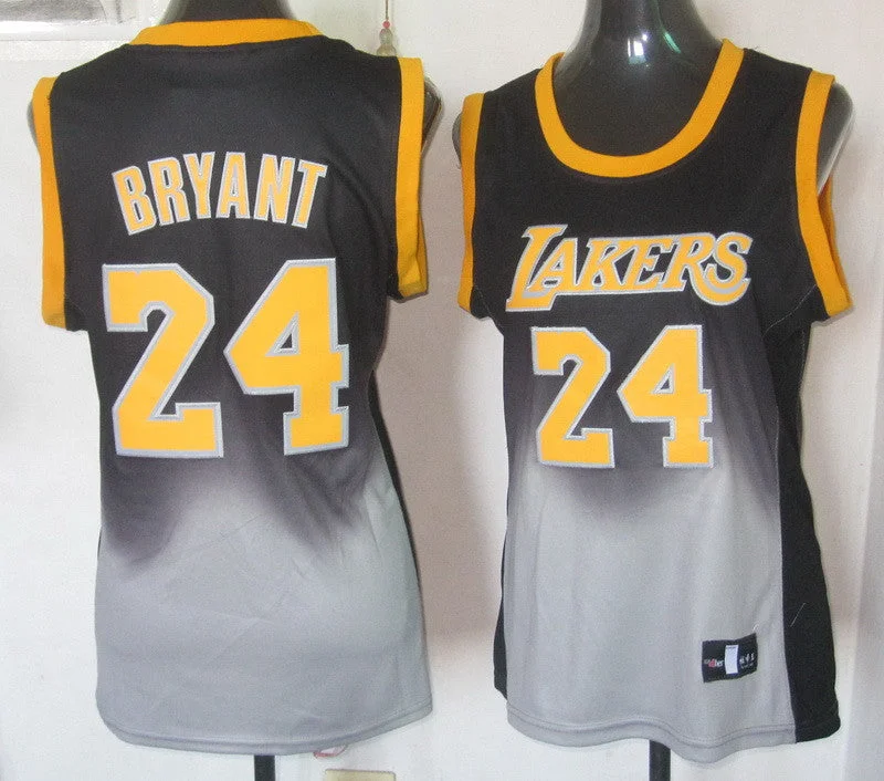 Vintage Basketball Jersey-Lakers 24 Bryant Fadeaway Women Basketball Jersey