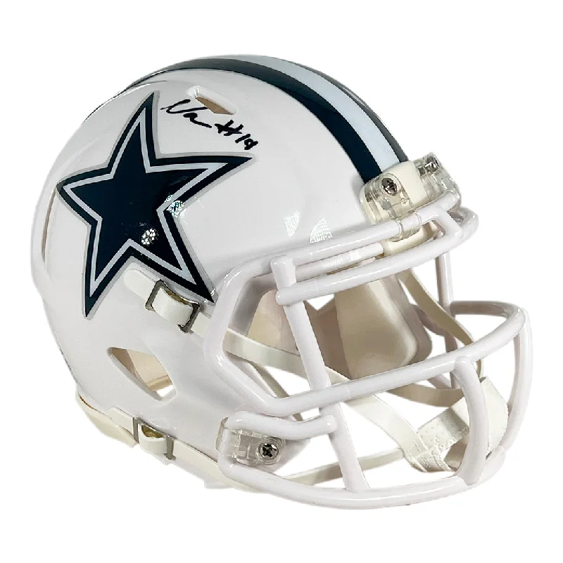 NFL Style Football Helmet-Noah Igbinoghene Signed Dallas Cowboys Alt 2022 Speed Mini Football Helmet (JSA)