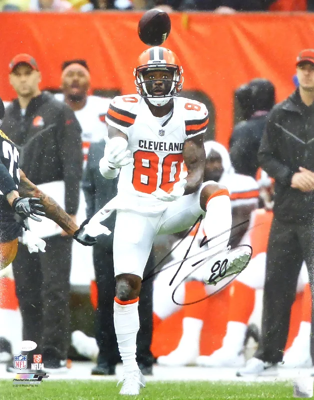 Windproof Football Helmet-Jarvis Landry Autographed 16x20 Photo Cleveland Browns Beckett BAS Stock #178973