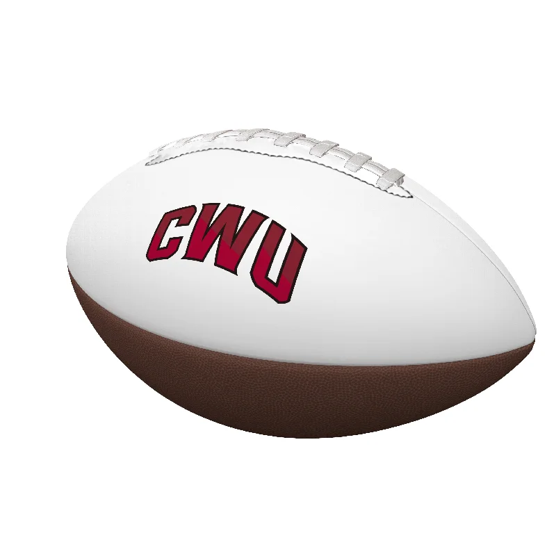 Extra Tough Rugby Ball-Central Washington Full Size Autograph Football