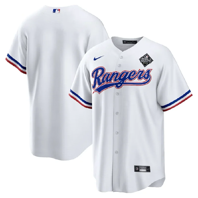 Sustainable Baseball Jersey-Texas Rangers World Series Jerseys