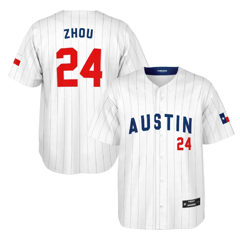 Club Baseball Jersey-Zhou - Lone Star Jersey