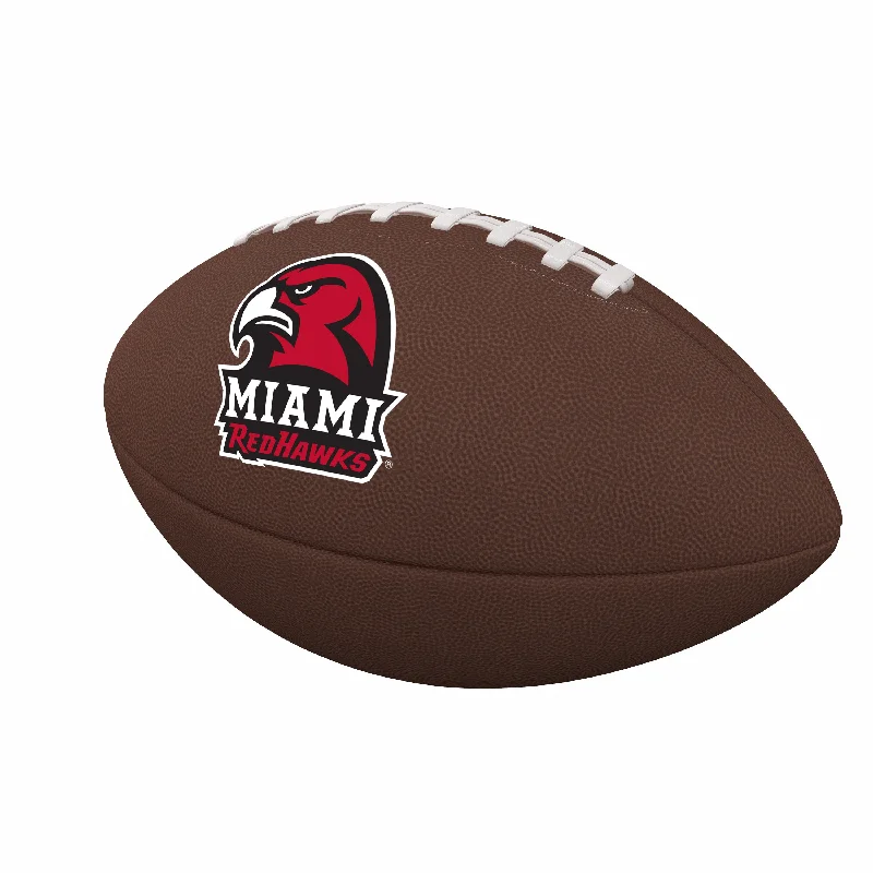 Rugby Ball for Muddy Grounds-Miami Ohio Full Size Composite Football