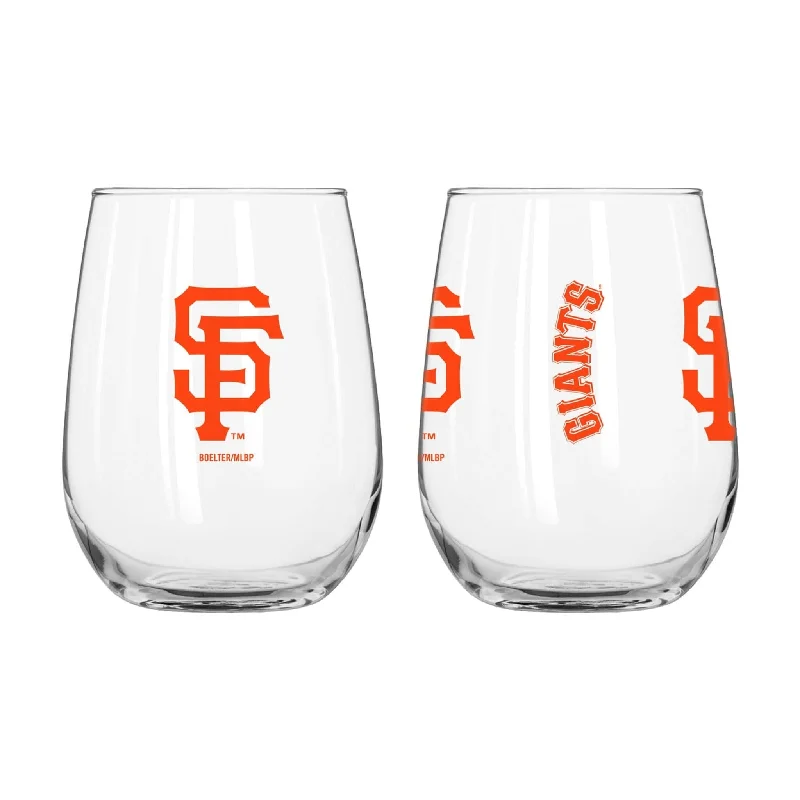 Club Team Mug-San Francisco Giants 16oz Gameday Curved Beverage Glass