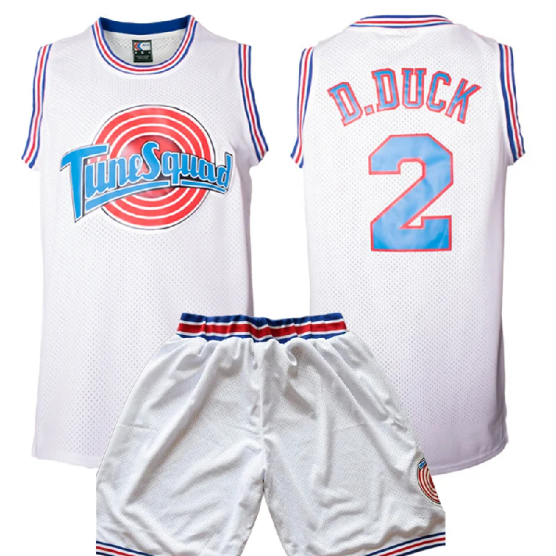 Purple Basketball Jersey-Daffy Duck Space Jam Uniform - Tune Squad Gear