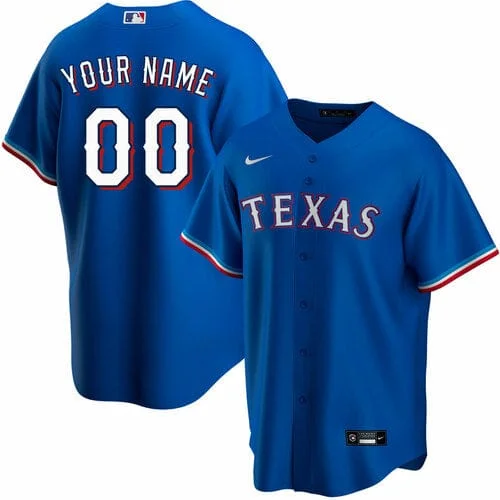 Blended Fabric Baseball Jersey-Texas Rangers Jerseys