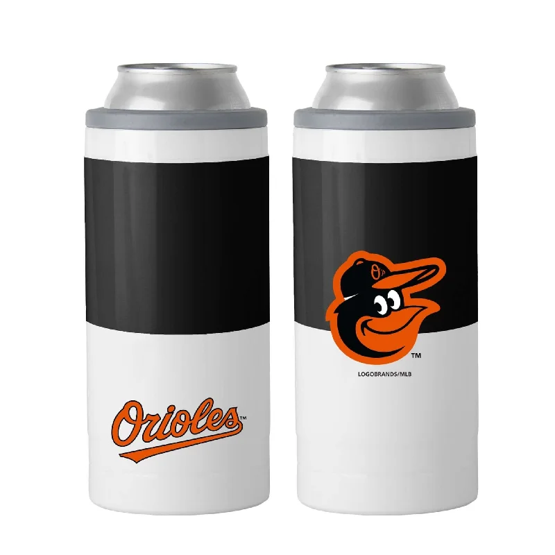 Rugby Team Mug-Baltimore Orioles 12oz Colorblock Slim Can Coolie