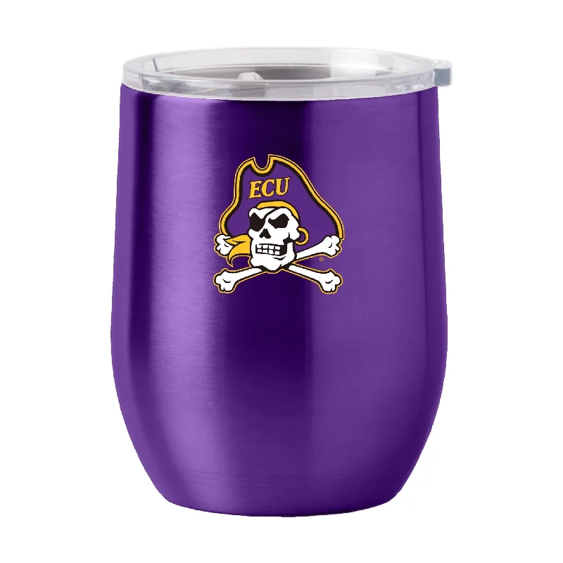 Blue Team Mug-East Carolina 16oz Gameday Stainless Curved Beverage