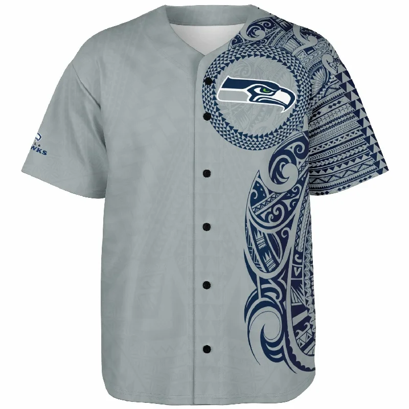 Breathable Baseball Jersey-Seahawks Baseball Jersey