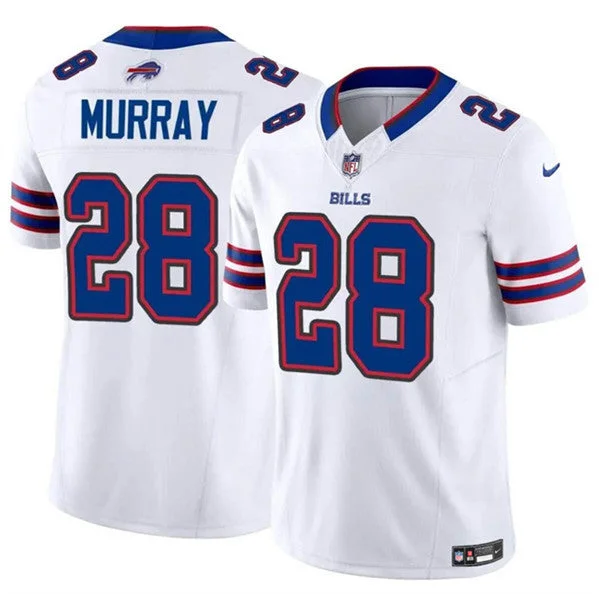 Authentic Soccer Jersey-Men's Buffalo Bills #28 Latavius Murray White 2023 F.U.S.E. Untouchable Limited Football Stitched Jersey