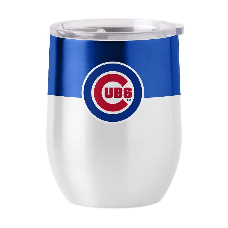 Espresso Team Mug-Chicago Cubs 16oz Colorblock Stainless Curved Beverage