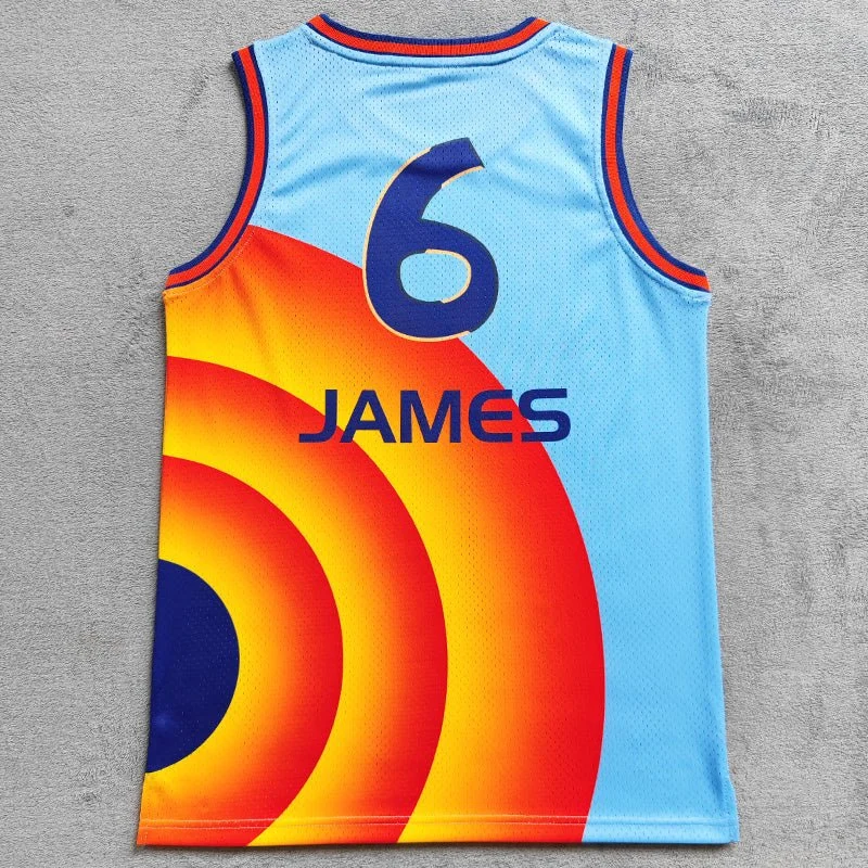 Camouflage Basketball Jersey-LeBron James Space Jam 2 Tune Squad Jersey