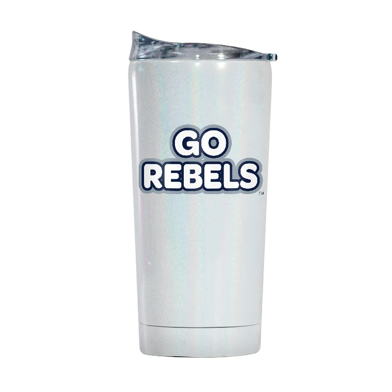 School Team Mug-Ole Miss 20oz Bubble Iridescent Tumbler