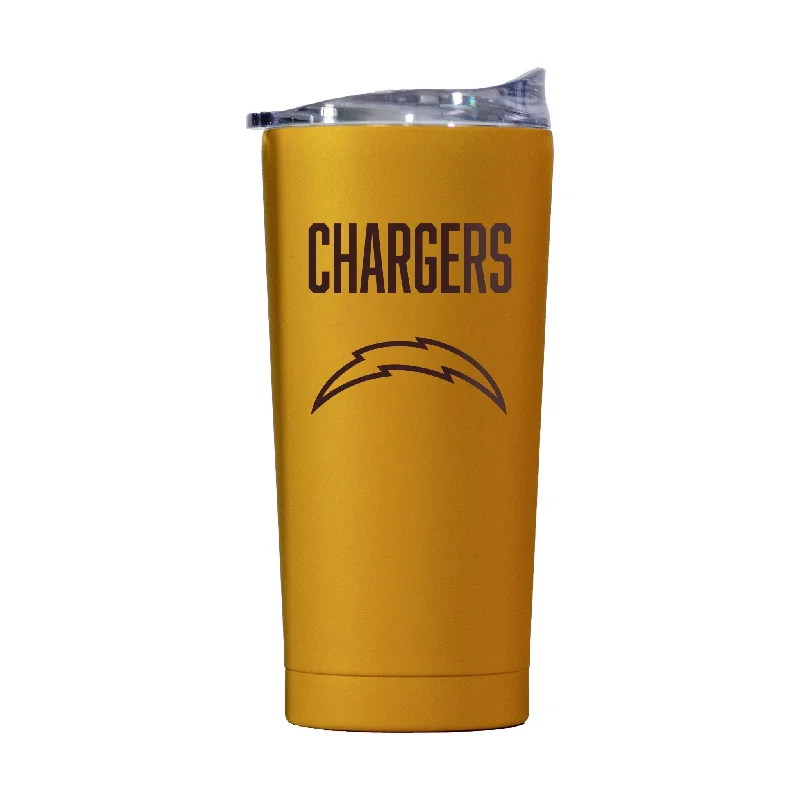 Porcelain Team Mug-Los Angeles Chargers 20oz Huddle Powder Coat Tumbler