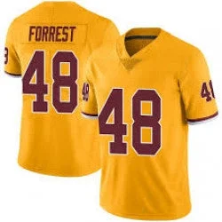 Navy Soccer Jersey-Men's Washington Redskins #48 Darrick Forrest Football Rush Limited Jersey