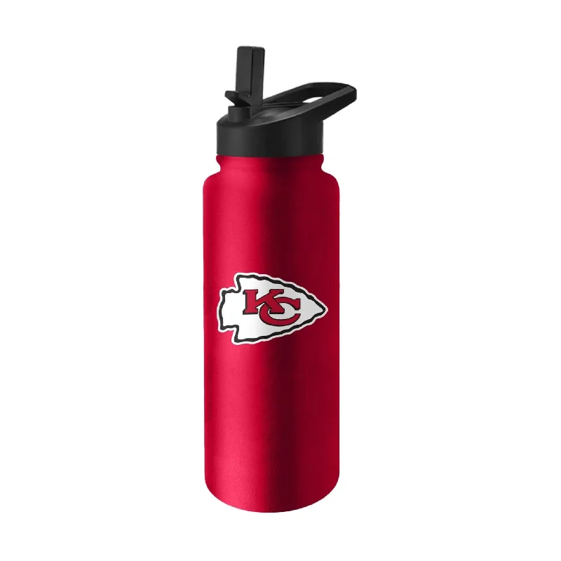 Heat Sensitive Team Mug-Kansas City Chiefs 34oz Logo Quencher Bottle