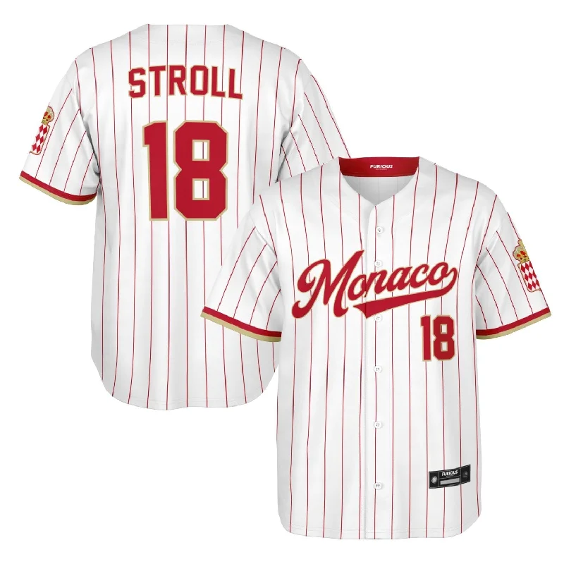 Youth Baseball Jersey-Stroll - Monaco Jersey