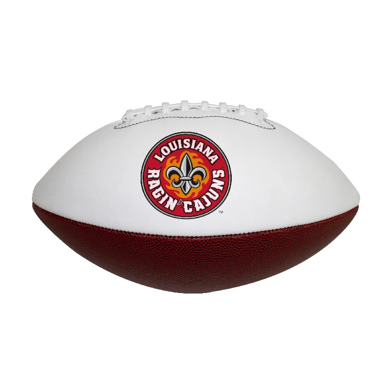 Low Pressure Rugby Ball-Louisiana Lafayette Official-Size Autograph Football