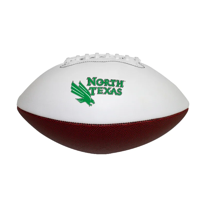 Non-Slip Rugby Ball-North Texas Official-Size Autograph Football