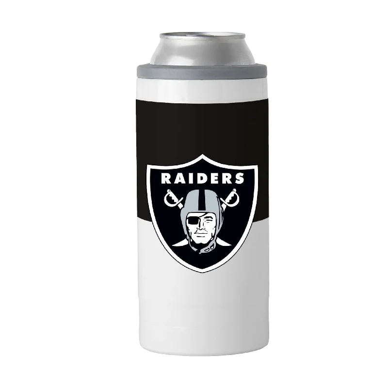 Orange Team Mug-Las Vegas Raiders Colorblock 12oz Slim Can Coolie