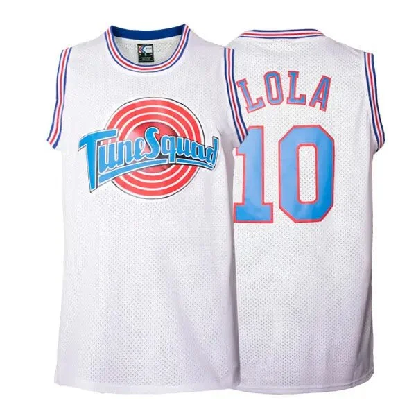 Digital Print Basketball Jersey-Lola Bunny Tune Squad Jersey #10 – Space Jam Looney Tunes