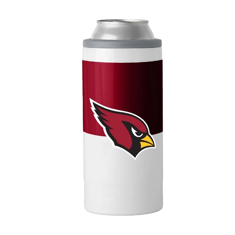 Glossy Finish Team Mug-Arizona Cardinals Colorblock 12oz Slim Can Coolie