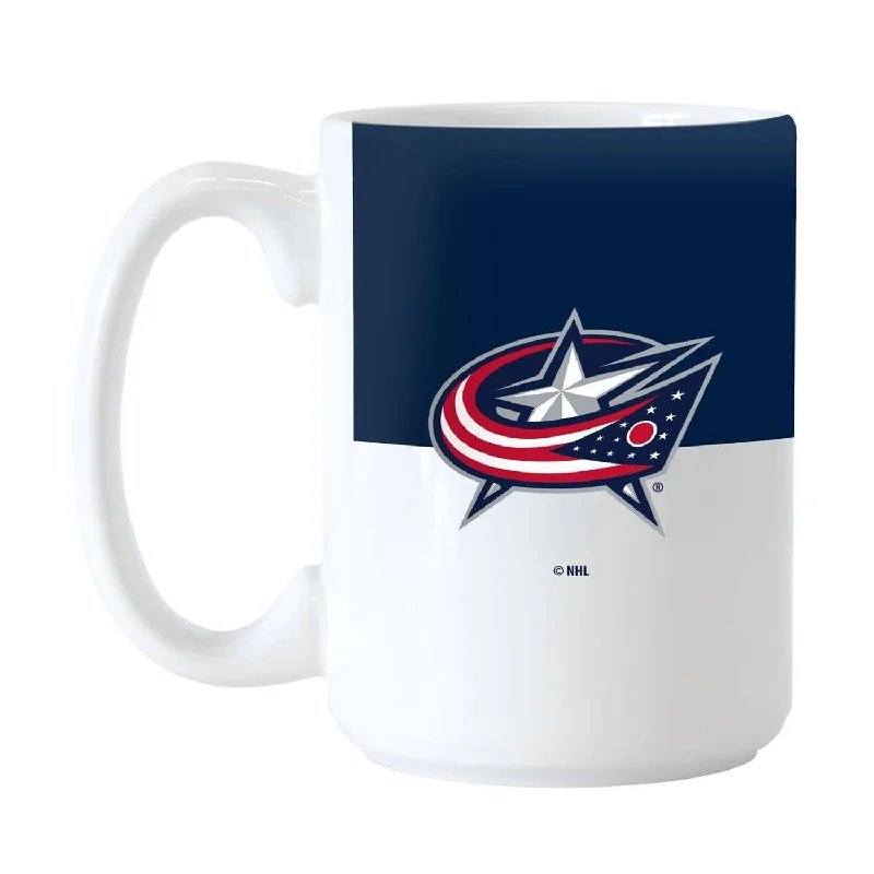 Large Team Mug-Columbus Blue Jackets 15oz Gameday Sublimated Mug