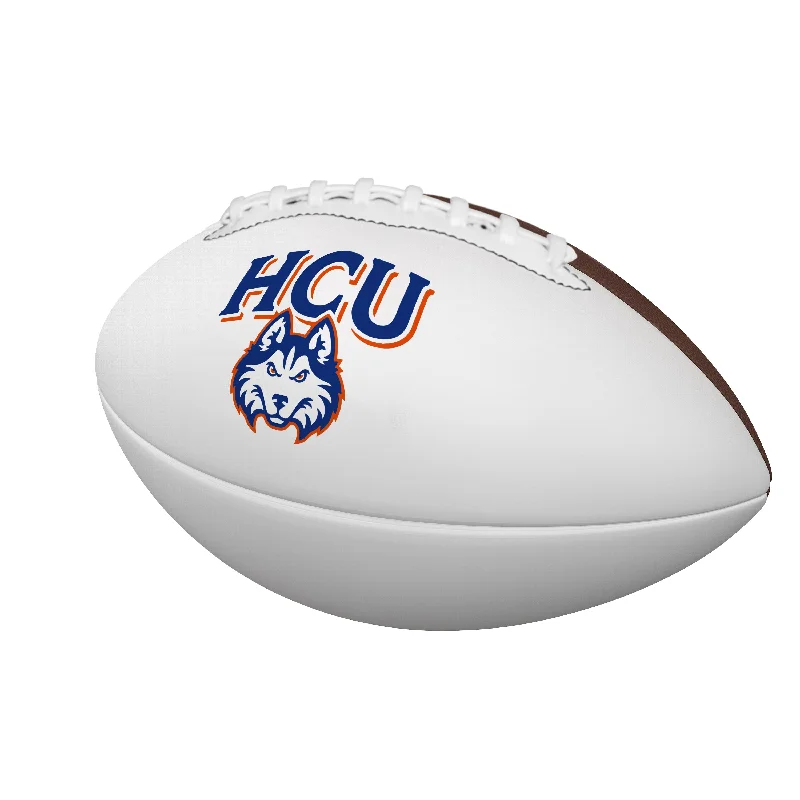 Thermally Bonded Rugby Ball-Houston Christian University Full Size Autograph Football