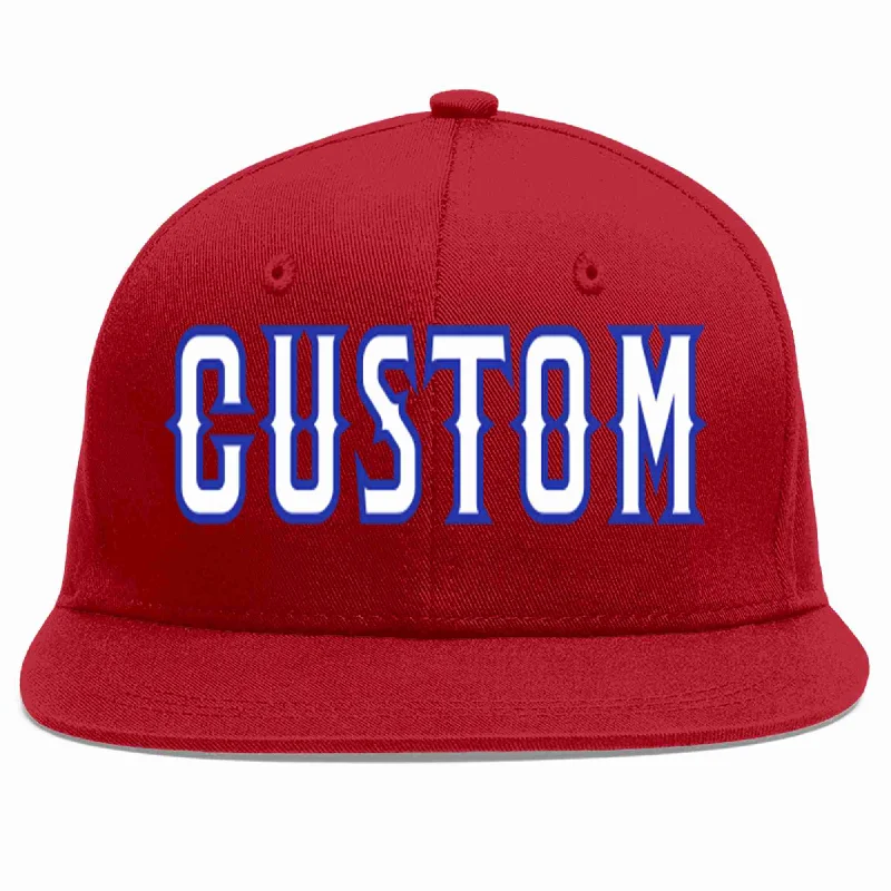 Glow in the Dark Baseball Cap-Custom Red White-Royal Casual Sport Baseball Cap