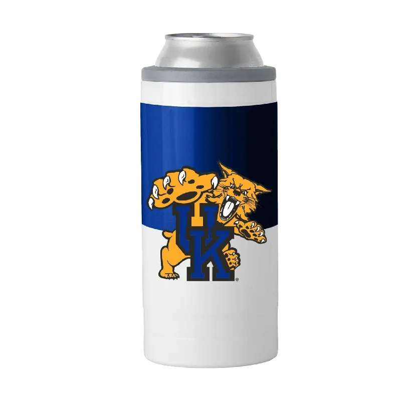 Custom Team Mug-Kentucky 12oz Colorblock Slim Can Coolie