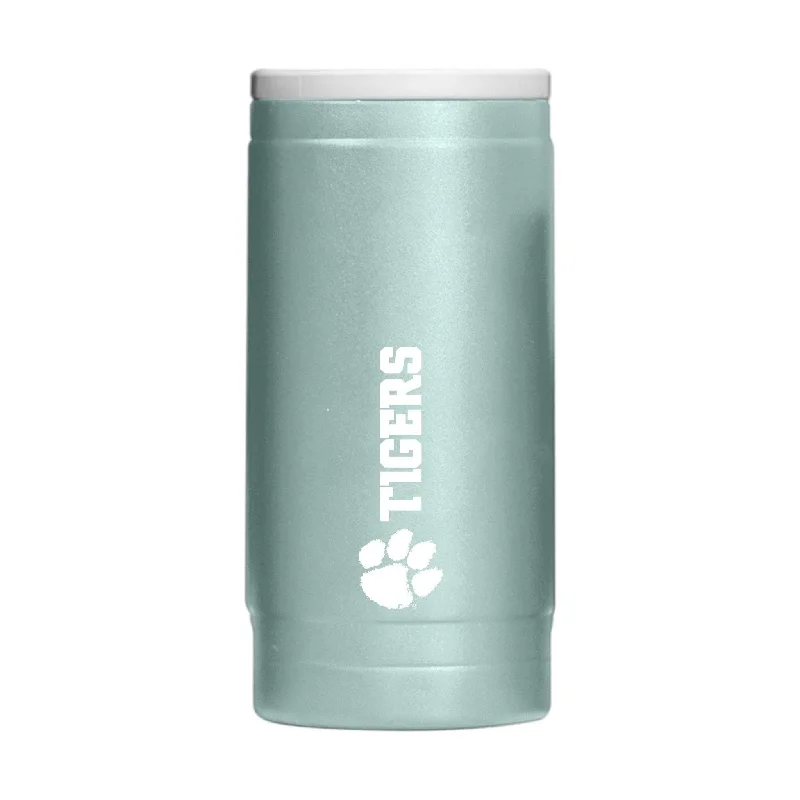 Insulated Team Mug-Clemson Vertical Powder Coat Slim Can Coolie