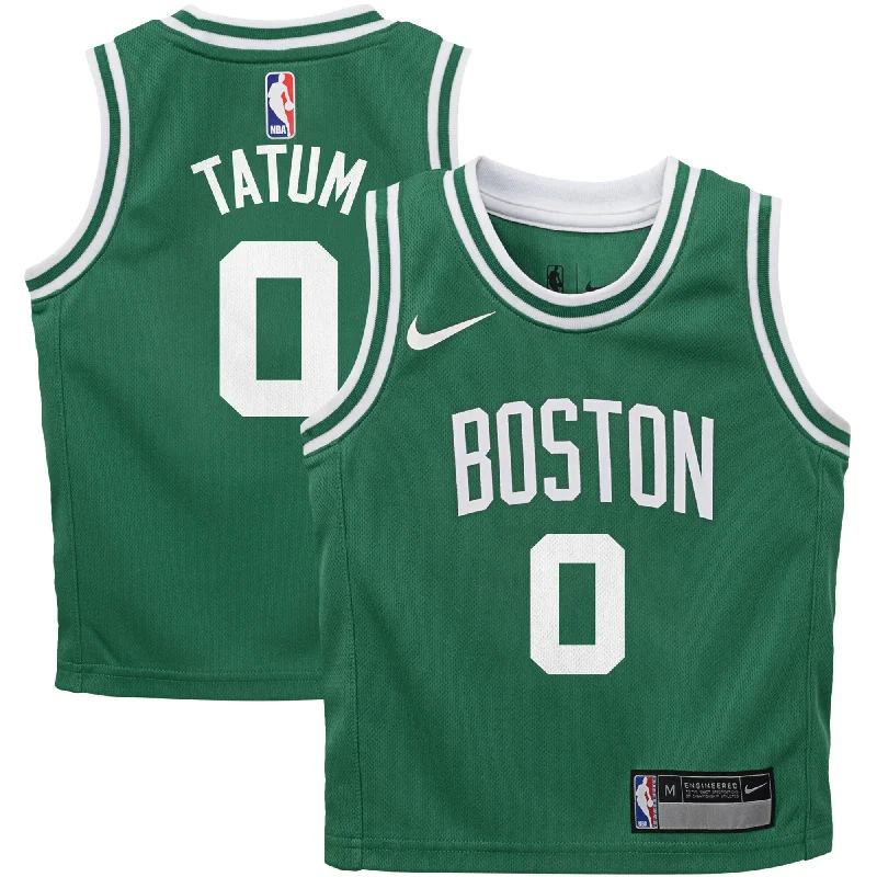 Long Sleeve Basketball Jersey-Jayson Tatum Boston Celtics Swingman Player Basketball Jersey - Icon Edition - Green