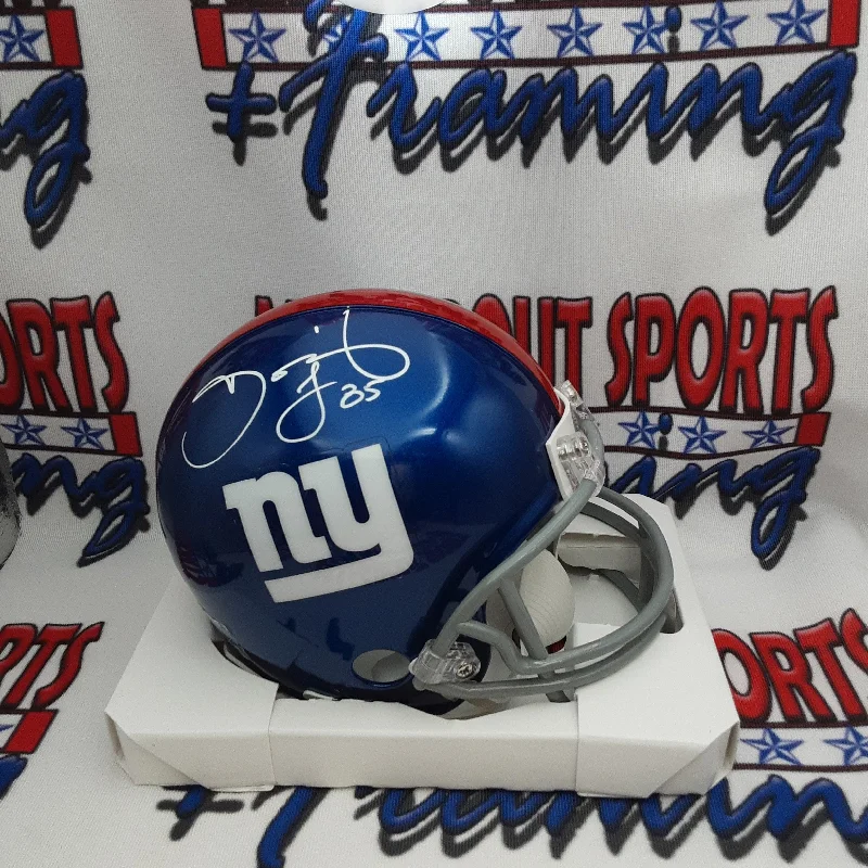 Reinforced Football Helmet-David Tyree Authentic Signed Autographed Mini Helmet PSA.