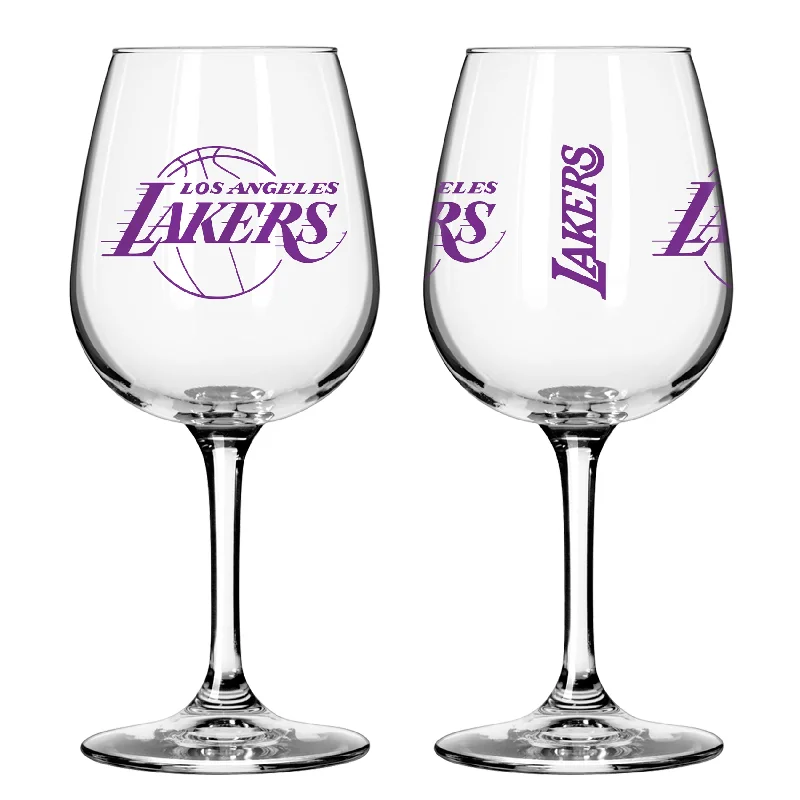 Heat Sensitive Team Mug-Los Angeles Lakers 12oz Gameday Stemmed Wine Glass