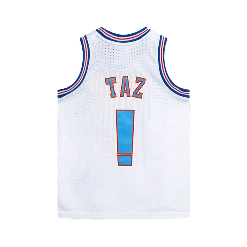 Eco-Friendly Basketball Jersey-Taz Space Jam Jersey Youth - Kids Tune Squad Jersey