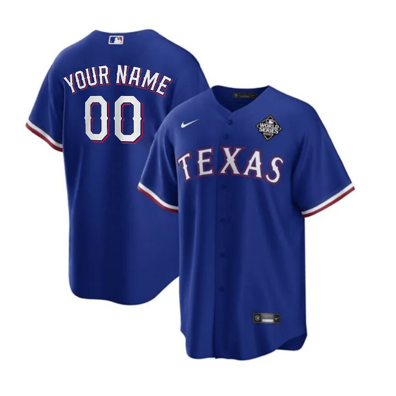 Stitched Baseball Jersey-YOUTH Texas Rangers World Series Jerseys