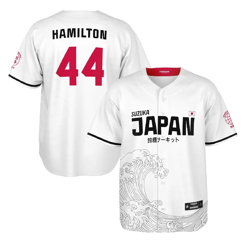 Vintage Baseball Jersey-Hamilton - Suzuka "Great Wave" Jersey