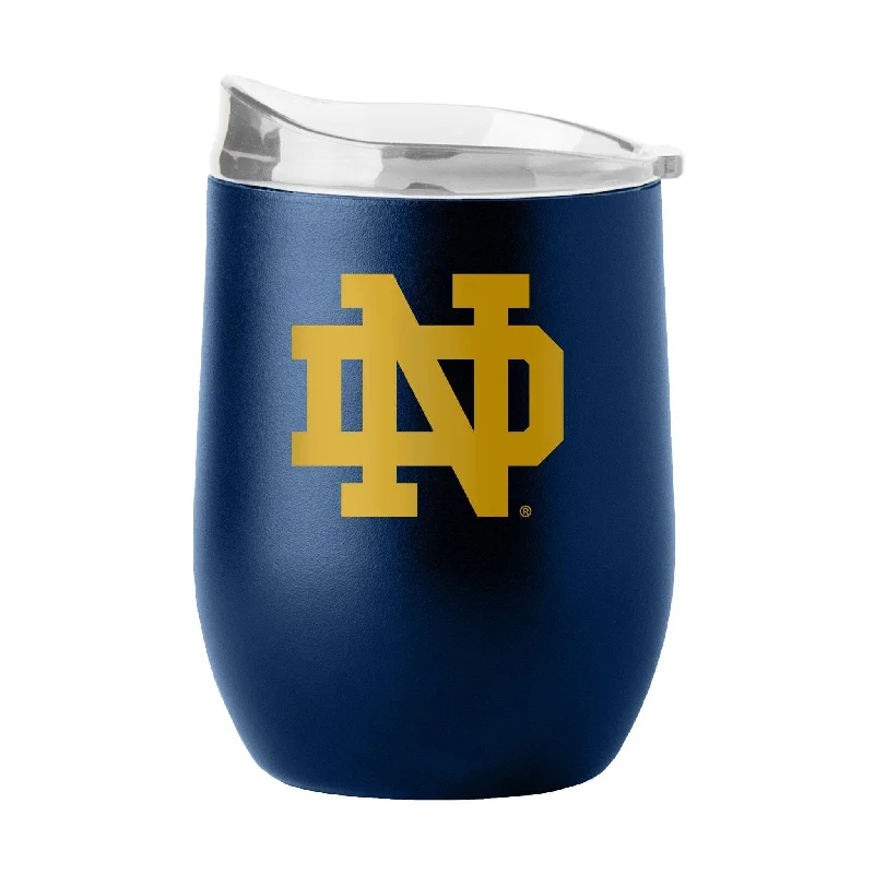 Motivational Team Mug-Notre Dame 16oz Flipside Powder Coat Curved Beverage